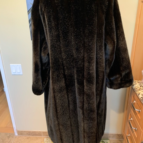 Vintage Sportowne futur  faux  fur reversible coat - Picture 6 of 12